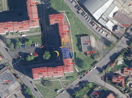 mapa | Prodej bytu, 2+kk, 47 m²