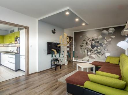 obývací pokoj | Pronájem bytu, 3+1, 77 m²