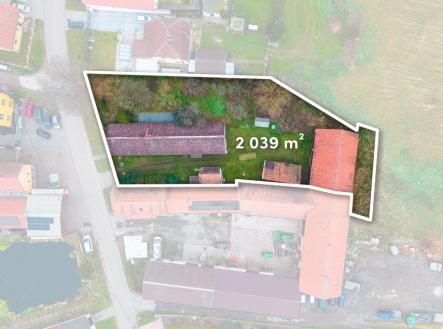 1pozemek-vymera.jpg | Prodej - pozemek pro bydlení, 2 039 m²