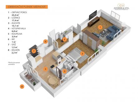 . | Prodej bytu, 2+1, 65 m²