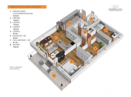 . | Prodej bytu, 4+kk, 118 m²