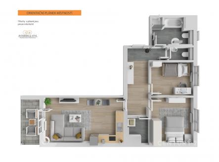. | Prodej bytu, 3+kk, 70 m²