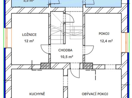 Půdorys 1.NP | Prodej - dům/vila, 154 m²