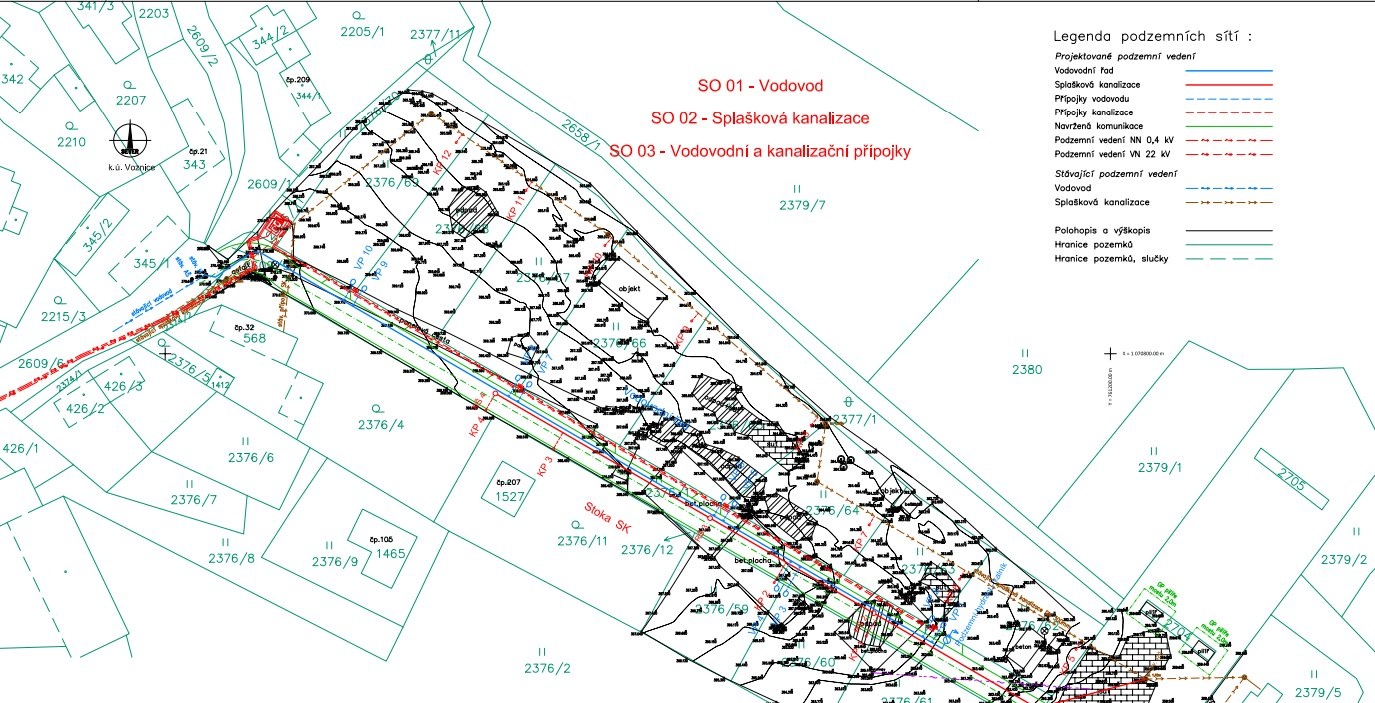 Prodej stavebního pozemku 999 m², Voznice, okr. Příbram