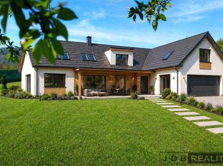 VIZUALIZACE - umístění domu (2) | Prodej - pozemek pro bydlení, 2 187 m²