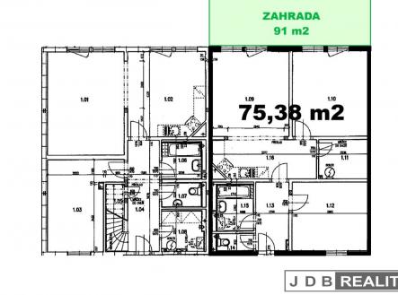 půdorys | Prodej bytu, 3+kk, 167 m²