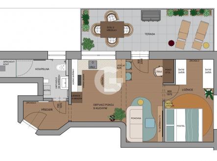foto: 2 | Prodej bytu, 1+kk, 43 m²