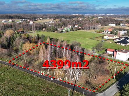 DJI_0942 ohraničení | Prodej - pozemek pro bydlení, 4 399 m²