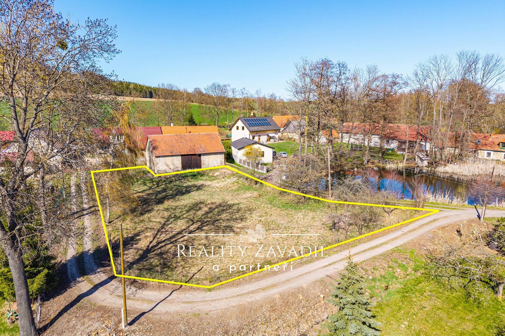 Prodej stavebního pozemku 1 230 m², Jankov - Otradovice