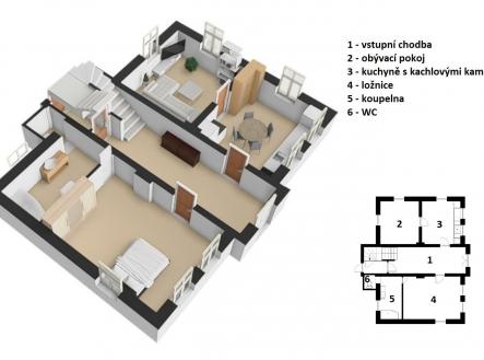 půdorys přízemí | Prodej - dům/vila, 239 m²