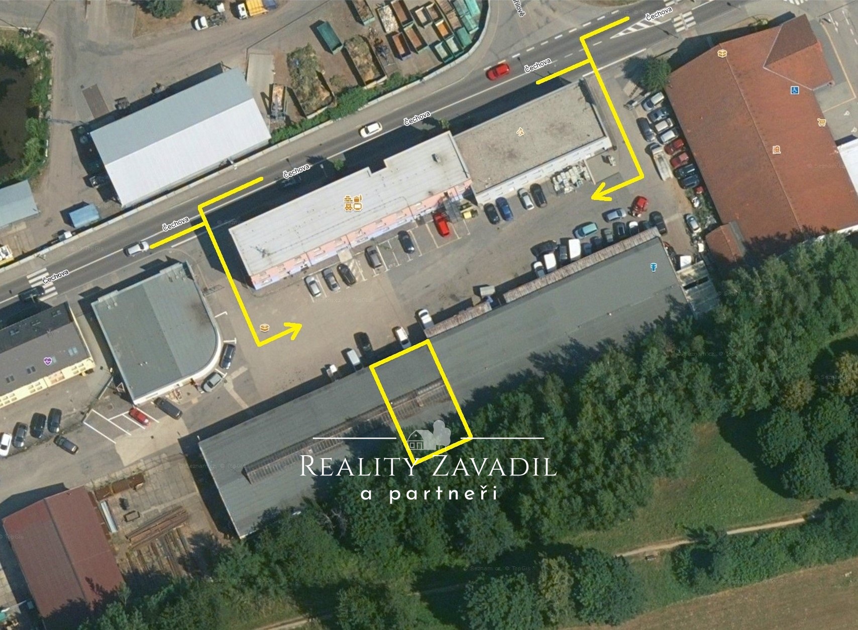 Pronájem skladu 215 m², Benešov