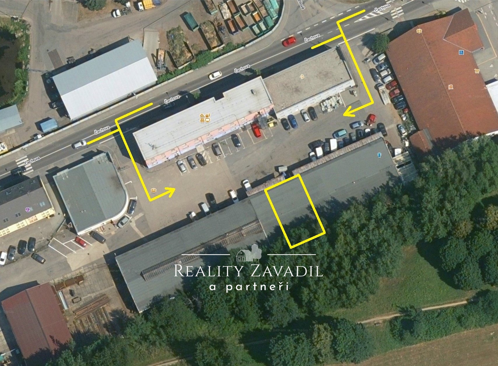 Pronájem skladu 215 m², Benešov