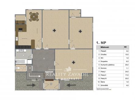 Prodej rodinného domu 216 m², pozemek 1160 m², Chlumec nad Cidlinou IV | Prodej - dům/vila, 216 m²