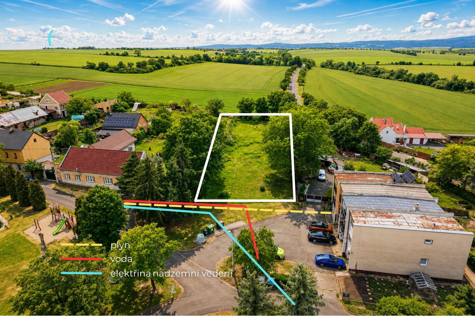 Prodej, stavební pozemek,  2197 m², Strupčice - Hošnice