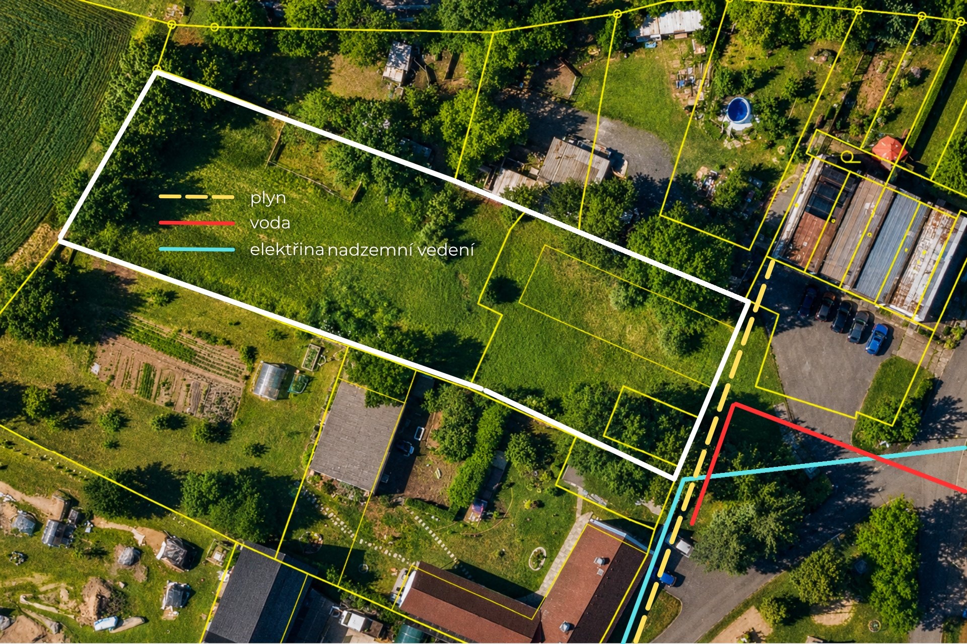 Prodej, stavební pozemek,  2197 m², Strupčice - Hošnice