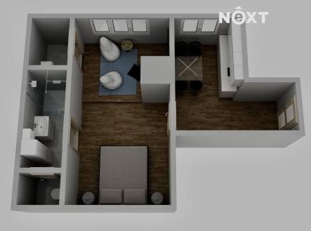 Prodej bytu, 1+1, 39 m²