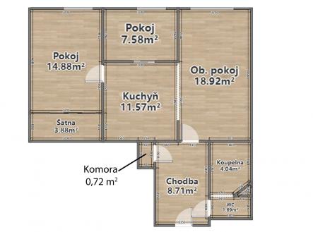 2,2 (2).jpg | Prodej bytu, 3+kk, 73 m²