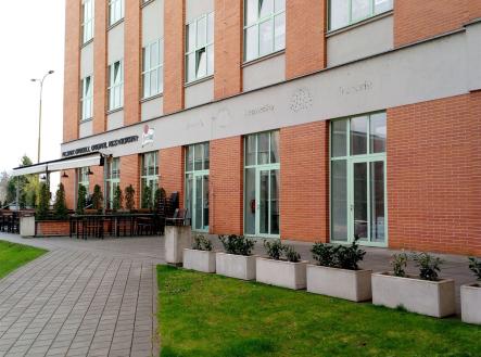 Vchod z chodníku | Pronájem - obchodní prostor, 160 m²