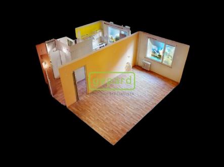 3dssw2cgwze-dollhouse-view.jpg | Prodej bytu, 1+1, 42 m²