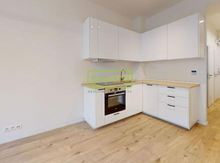 biskupcova-186583-praha-3-zizkov-kitchen-1.jpg | Pronájem bytu, 1+kk, 27 m²