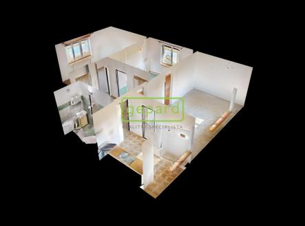 byt-v-prirode-na-ceskolipsku-dollhouse-view-defurnished.jpg | Prodej bytu, 3+1, 79 m²