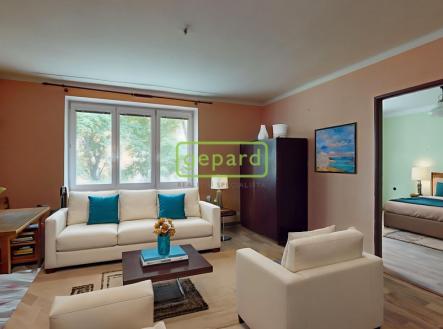 Vizualizace obývacího prostoru | Prodej bytu, 2+1, 53 m²