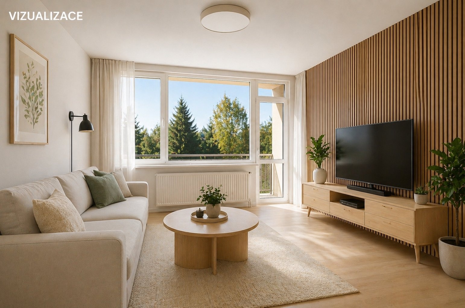Obývací pokoj - vizualizace