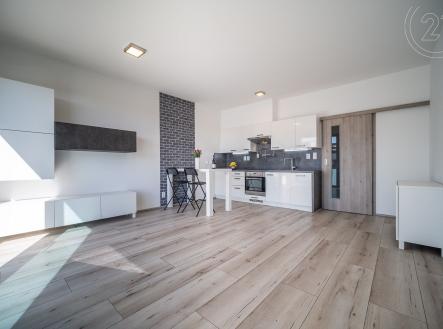 Obývací prostor | Prodej bytu, 1+kk, 32 m²