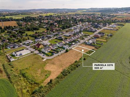 Pohled na celou lokalitu Jez U Špačků | Prodej - pozemek pro bydlení, 928 m²