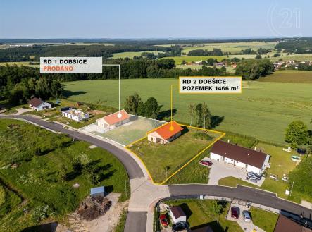 RD2 Dobšice pohled z výšky | Prodej - chata/rekreační objekt, 160 m²