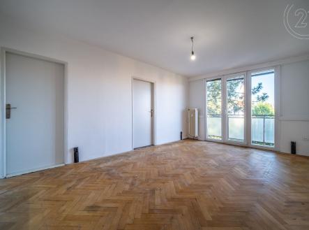 Obývací pokoj se vstupen balkon | Prodej bytu, 3+1, 61 m²