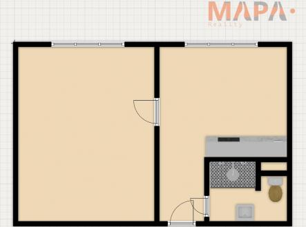 Snimek obrazovky 2026-03-02 v 9.54.50.jpg | Pronájem bytu, 1+1, 35 m²