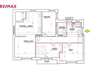 Pronájem bytu, 4+kk, 110 m²