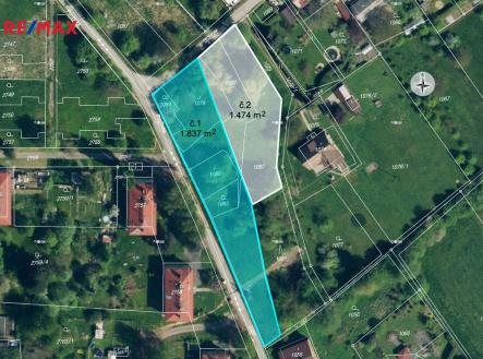 mapa-pozemky-c-1-a-2-poruba-u-orlove-1.jpg | Prodej - pozemek pro bydlení, 1 837 m²