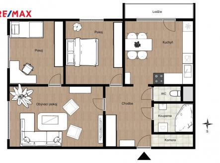 3.jpg | Prodej bytu, 3+1, 70 m²