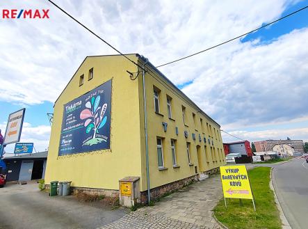 Pohled z ulice - JV strana | Prodej - kanceláře, 520 m²