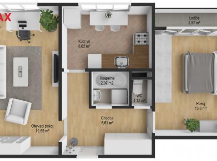 pudorys-vc.rozmeru.jpg | Prodej bytu, 2+1, 55 m²