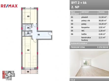 2.2.png | Prodej bytu, 2+kk, 63 m²