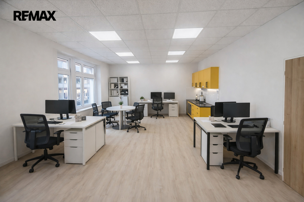 Vizualizace - velká kancelář