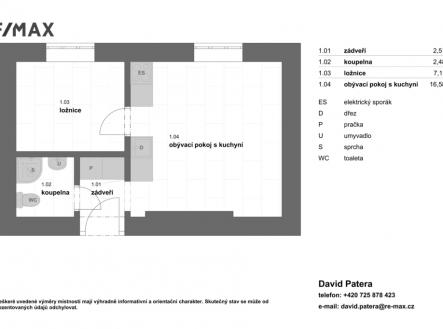 pudorys.jpeg | Prodej bytu, 2+kk, 29 m²
