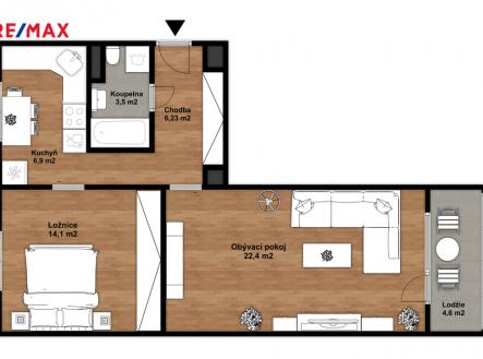 5.jpg | Prodej bytu, 2+1, 67 m²
