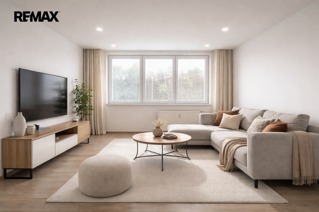 Vizualizace - obývací pokoj