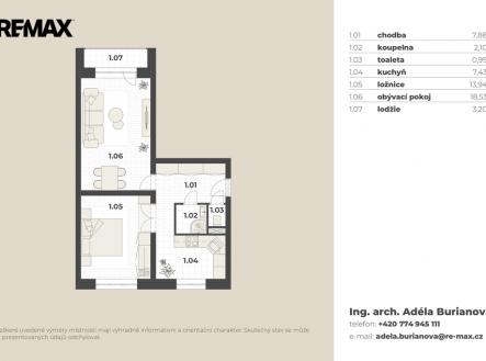 pudorys-oprava-4.jpg | Pronájem bytu, 2+1, 54 m²