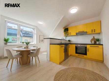 Vizualizace - kuchyň | Pronájem bytu, 1+1, 56 m²