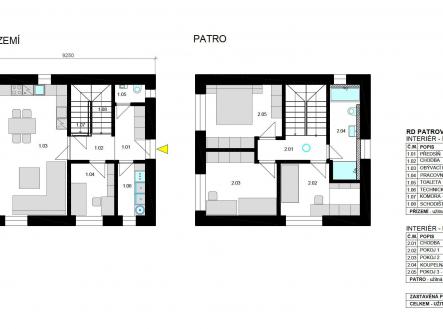 2d půdorys | Prodej - dům/vila, 93 m²