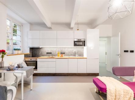 obývací pokoj + kk | Prodej bytu, 2+kk, 56 m²