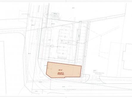Pronájem - pozemek pro komerční výstavbu, 257 m²