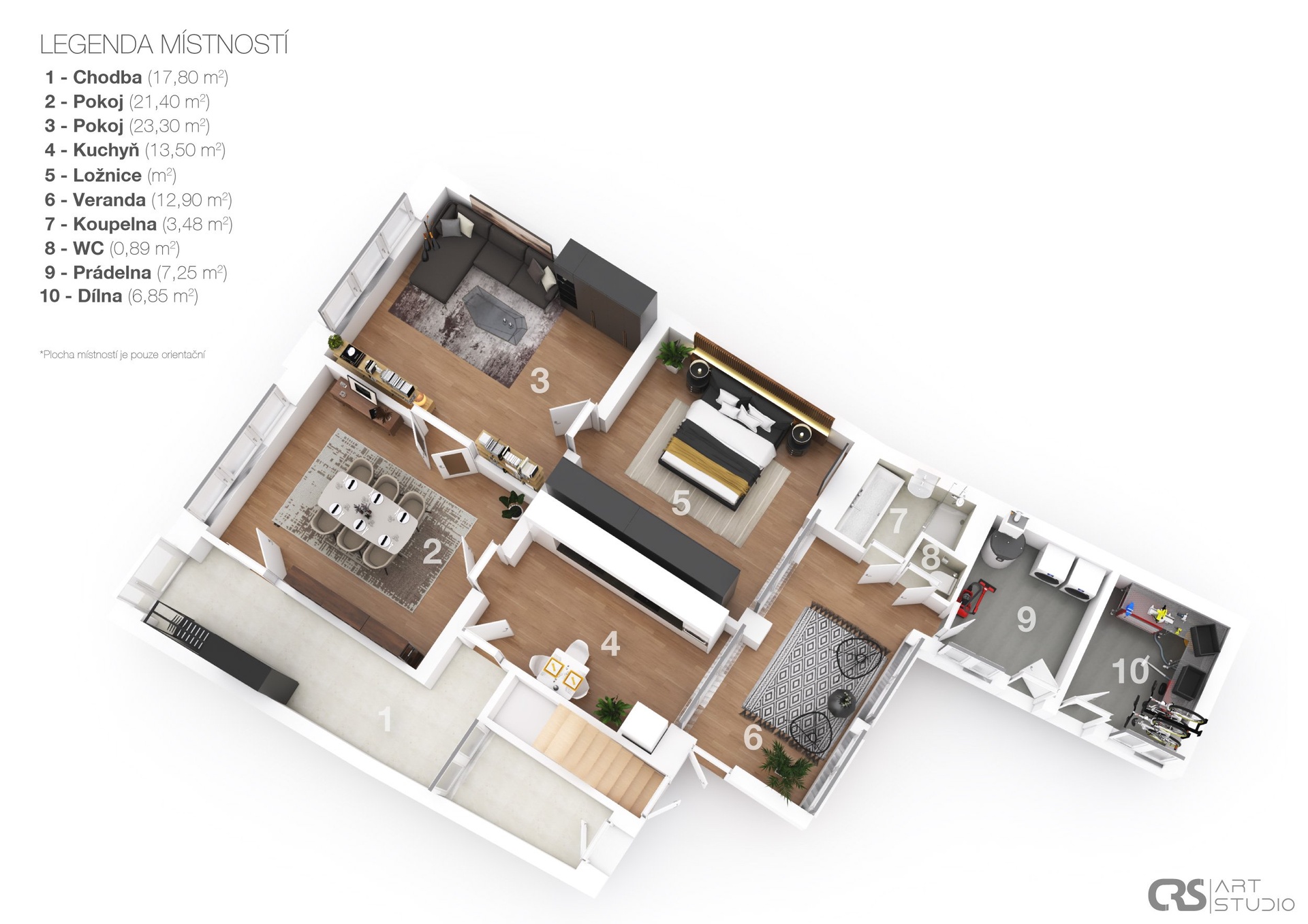 3D-layout Kuřim