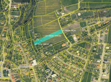 Pozemky 3 | Prodej - pozemek pro bydlení, 3 843 m²