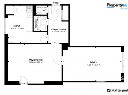 89683 | Prodej bytu, 2+1, 52 m²